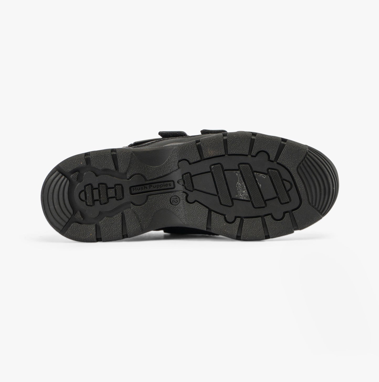 Hush Puppies TROY Boys School Shoes Black
