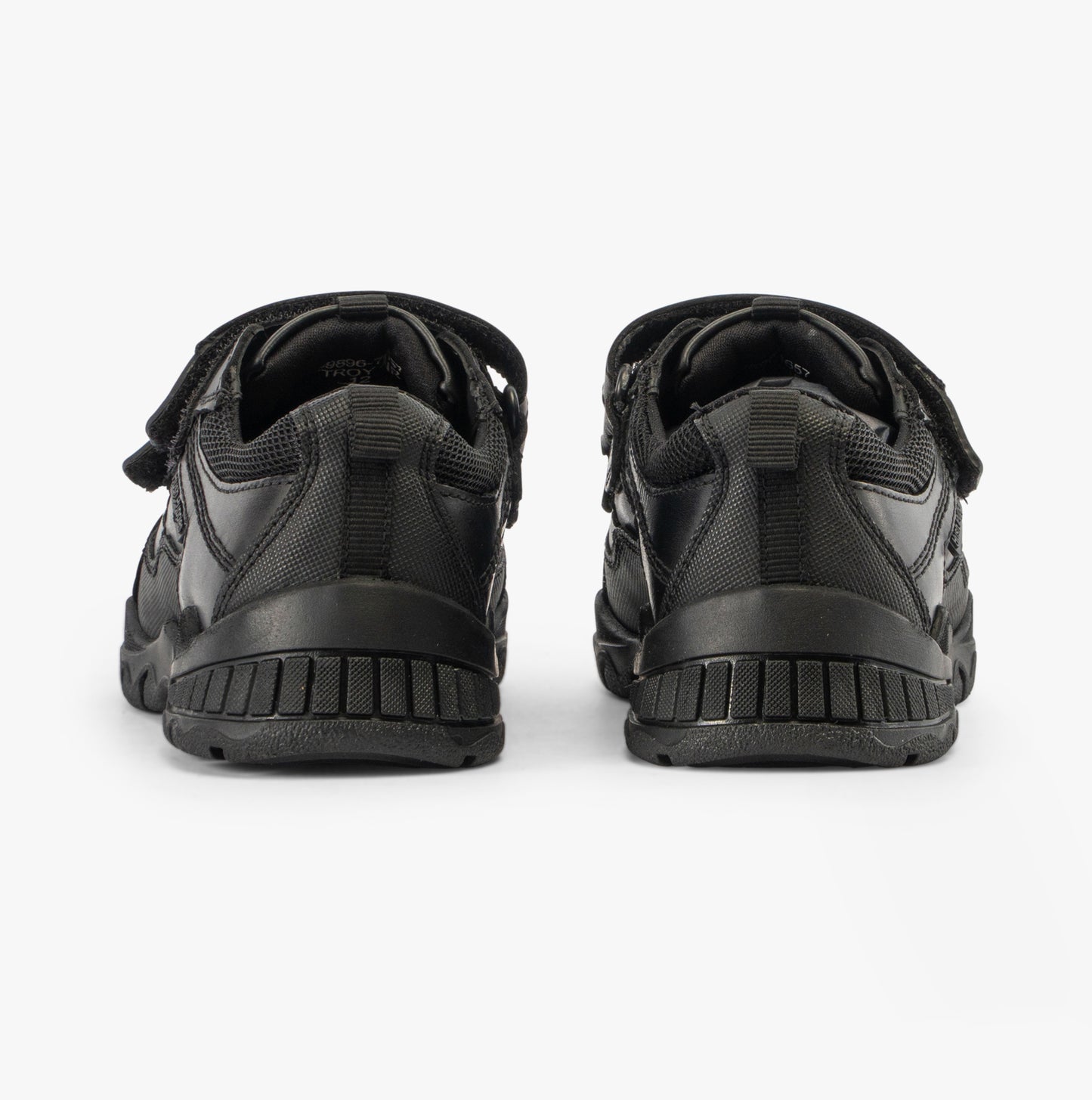 Hush Puppies TROY Boys School Shoes Black