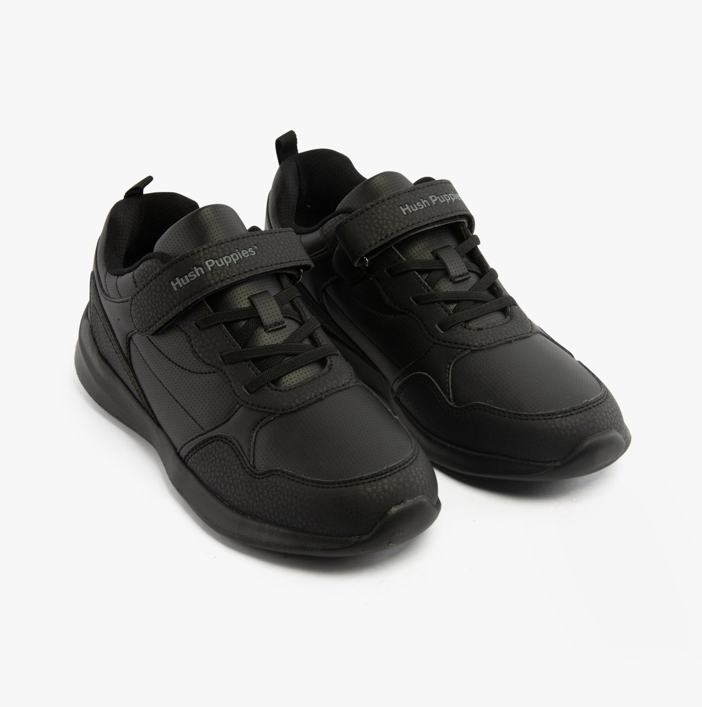 Hush Puppies MARLING BUNGEE LACE SENIOR Unisex Shoes Black