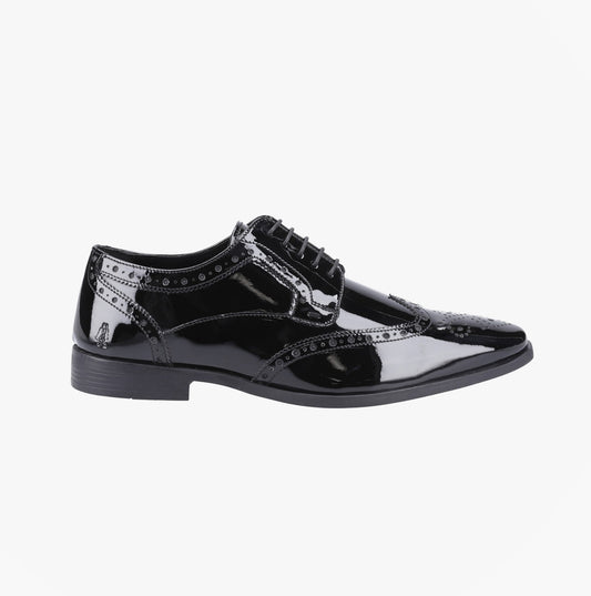 Hush Puppies ELLIOT Mens Derby Shoes Black