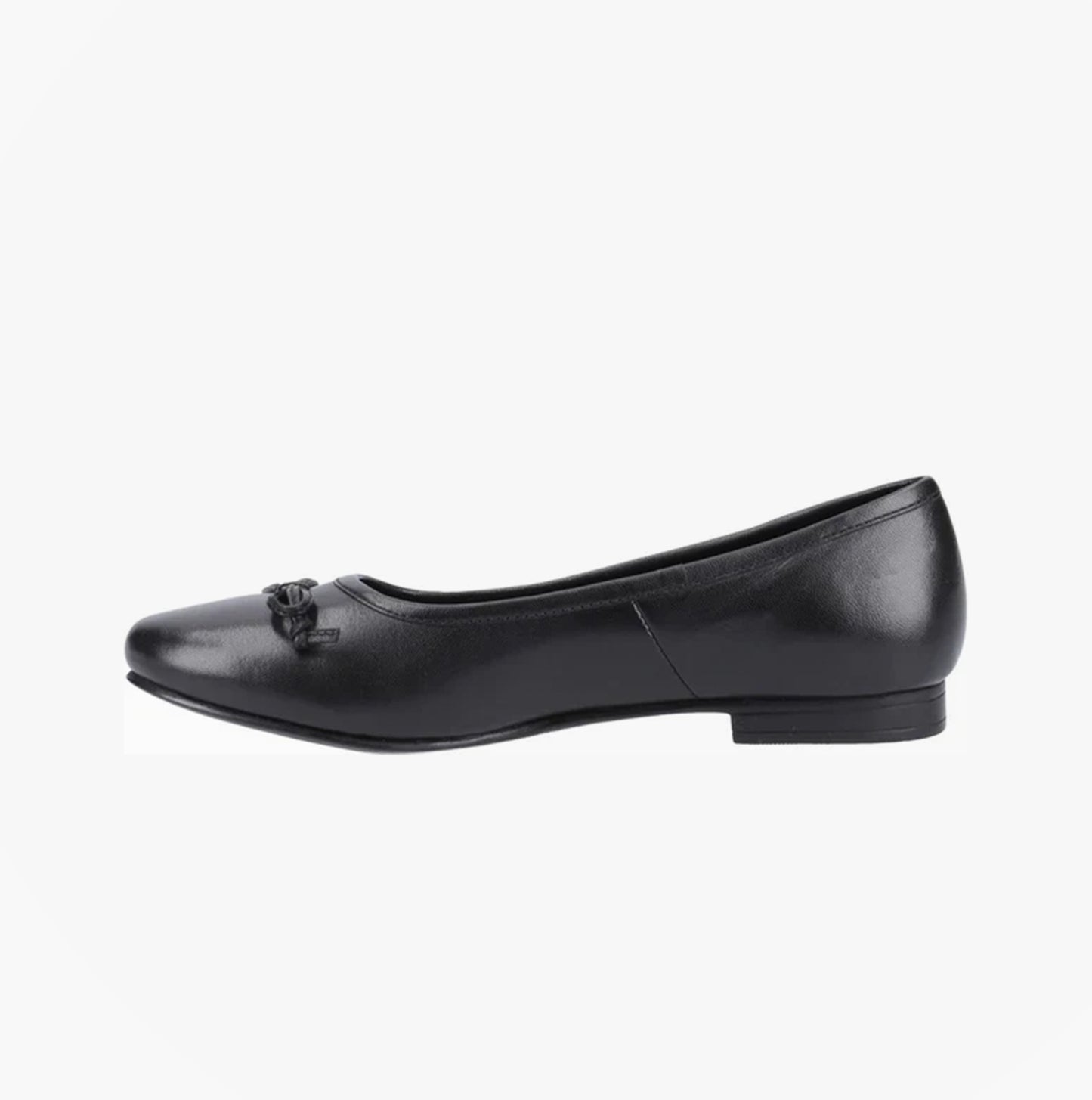 Hush Puppies EVIE Girls Leather School Shoes Black