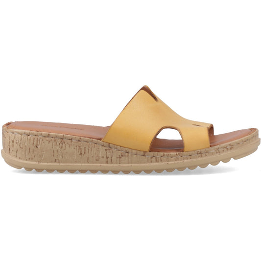 Hush Puppies ELOISE Womens Mules Sandals Mustard