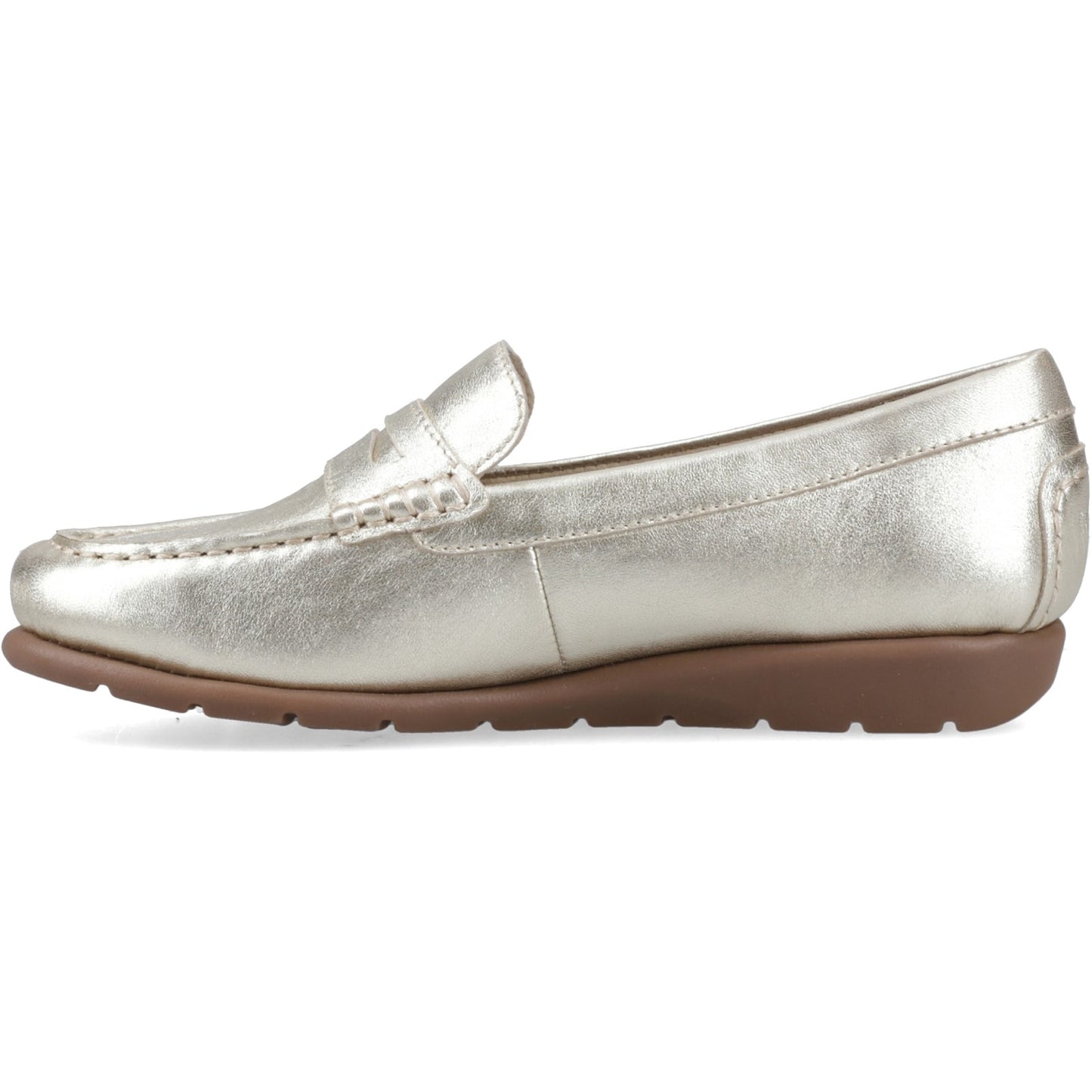 Hush Puppies SHELBY Womens Loafer Shoes Gold