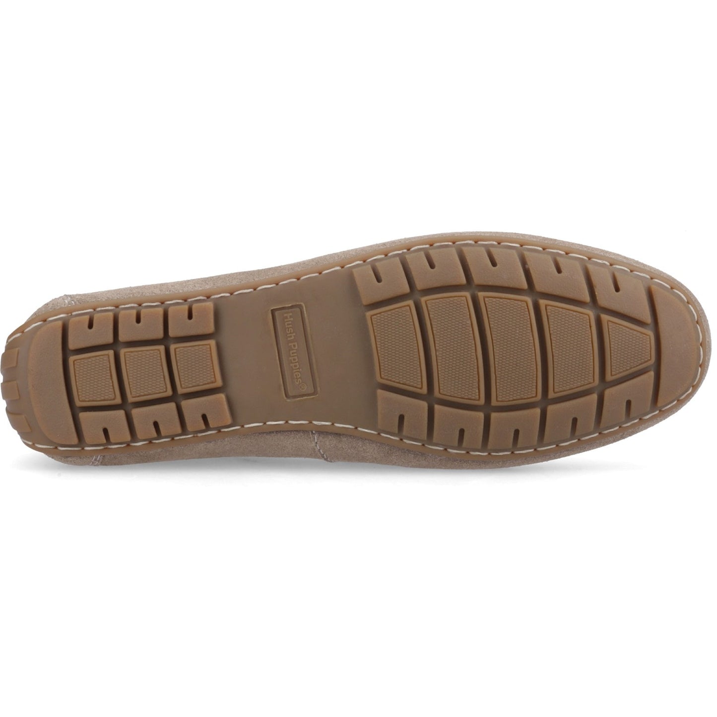 Hush Puppies RALPH SUEDE Mens Loafer Shoes Taupe