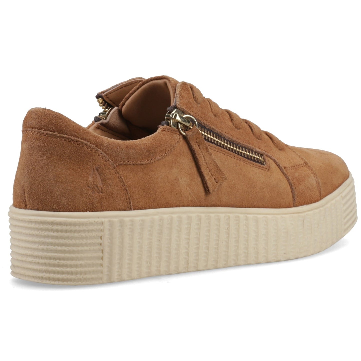 Hush Puppies TARA SUEDE TRAINER Womens Casual Trainers Tan