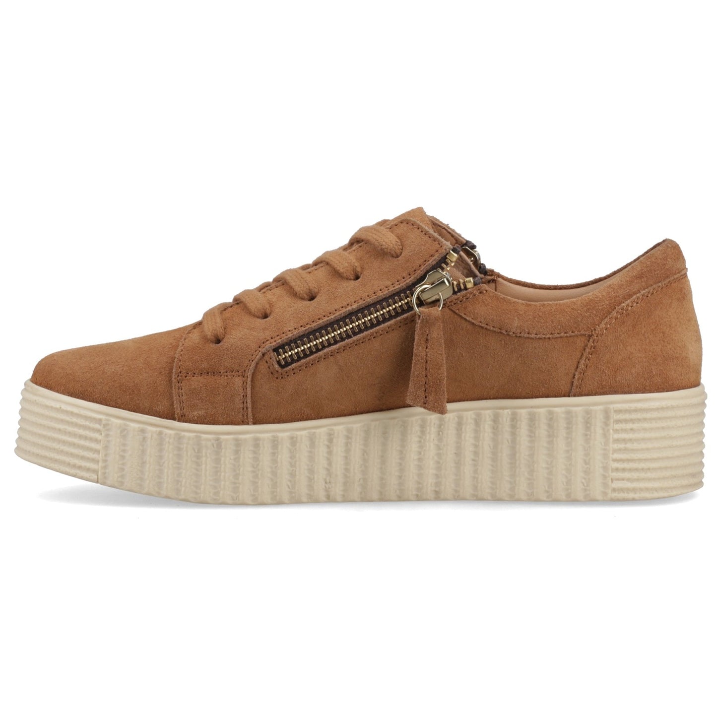 Hush Puppies TARA SUEDE TRAINER Womens Casual Trainers Tan