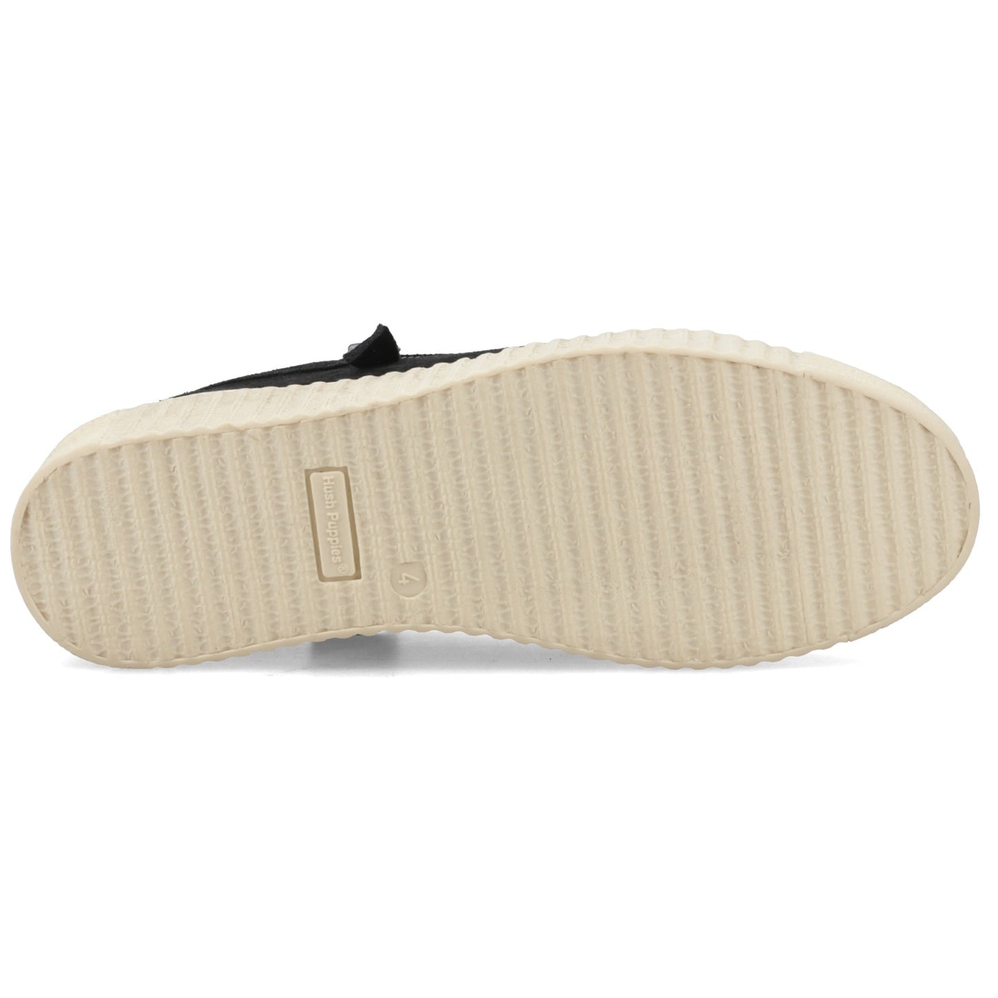Hush Puppies TARA SUEDE TRAINER Womens Casual Trainers Black