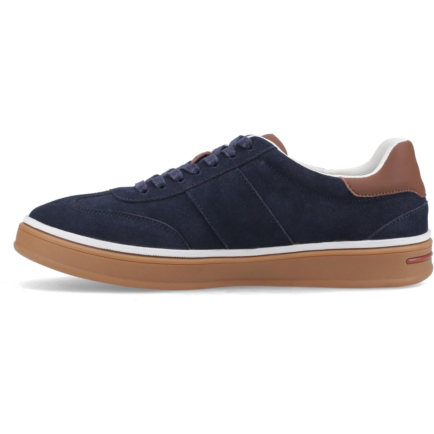 Hush Puppies CARLOS SUEDE TRAINER Mens Casual Trainers Navy