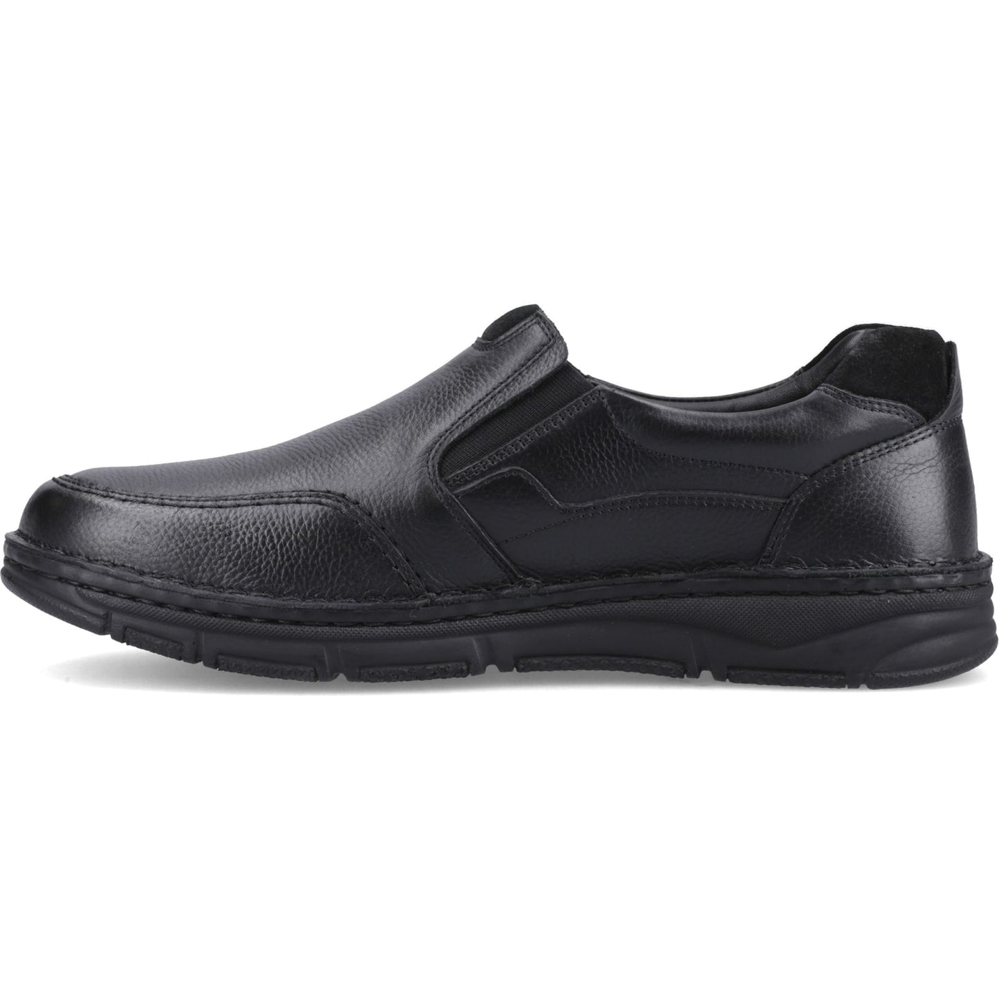 Hush Puppies FANCO SLIP ON Mens Casual Shoes Black