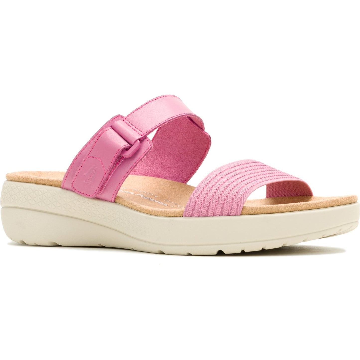 Hush Puppies BREATHE GORE SLIDE Womens Cross Strap Sandals Rose