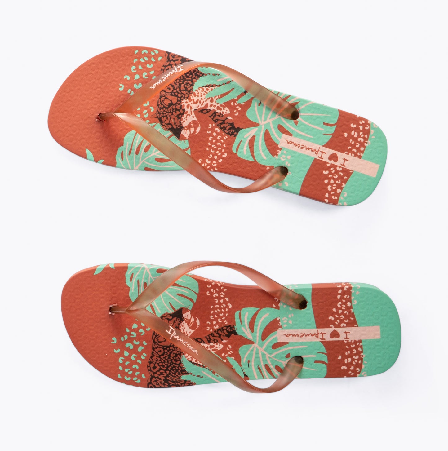 Ipanema I LOVE SUN PRINT Womens Flip Flops Tan