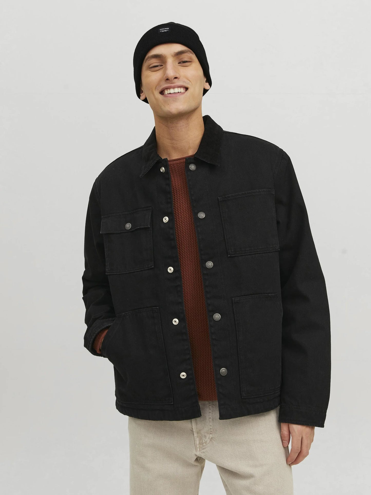 Jack & Jones DNA Mens Beanie Black