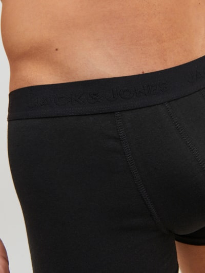 Jack & Jones WAISTBAND 3 Pack Trunks Mens Black