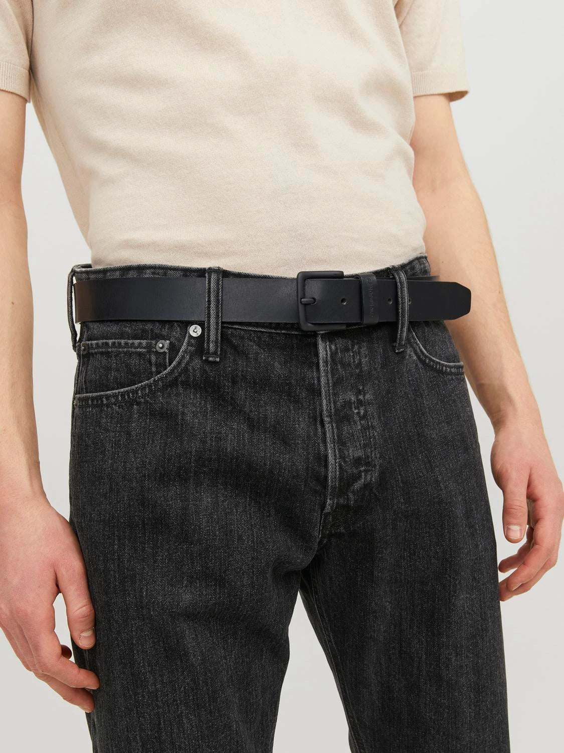 Jack & Jones ROMA Mens Belt Black