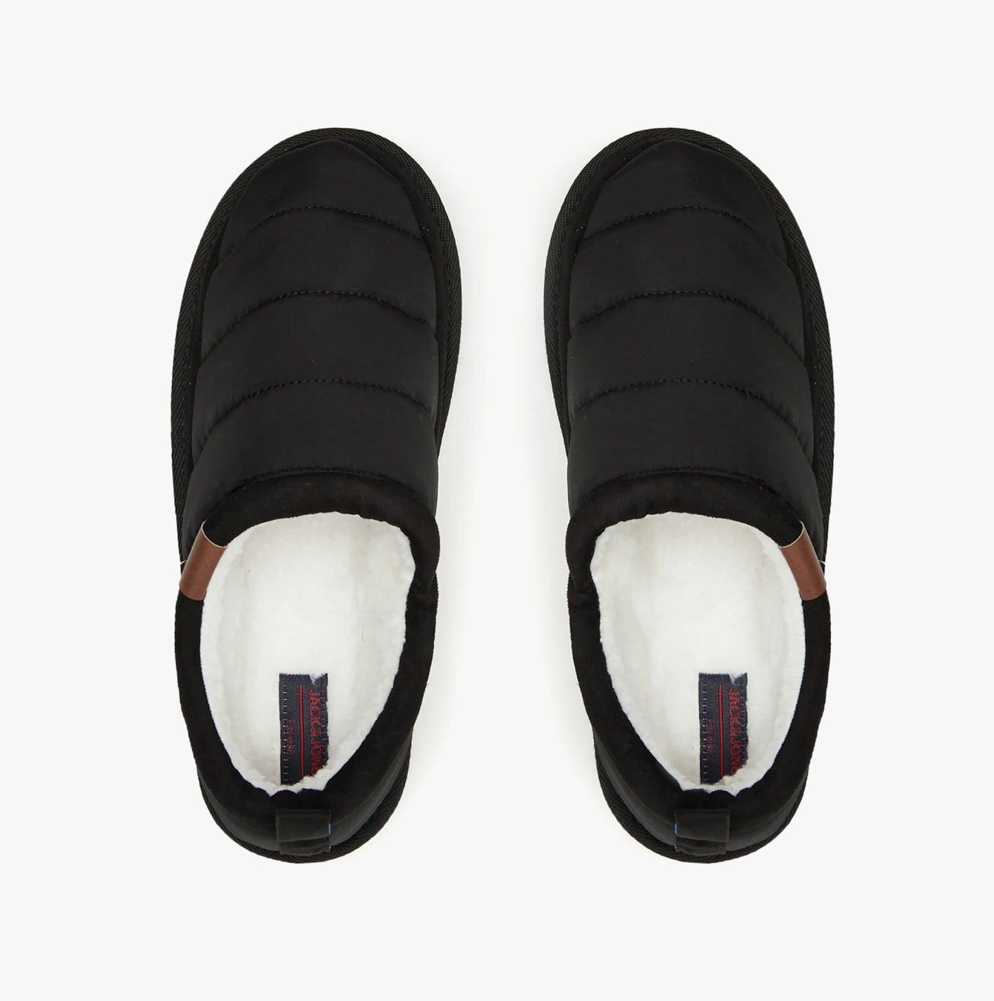 Jack & Jones PUFF MULE Mens Mule Slippers Black