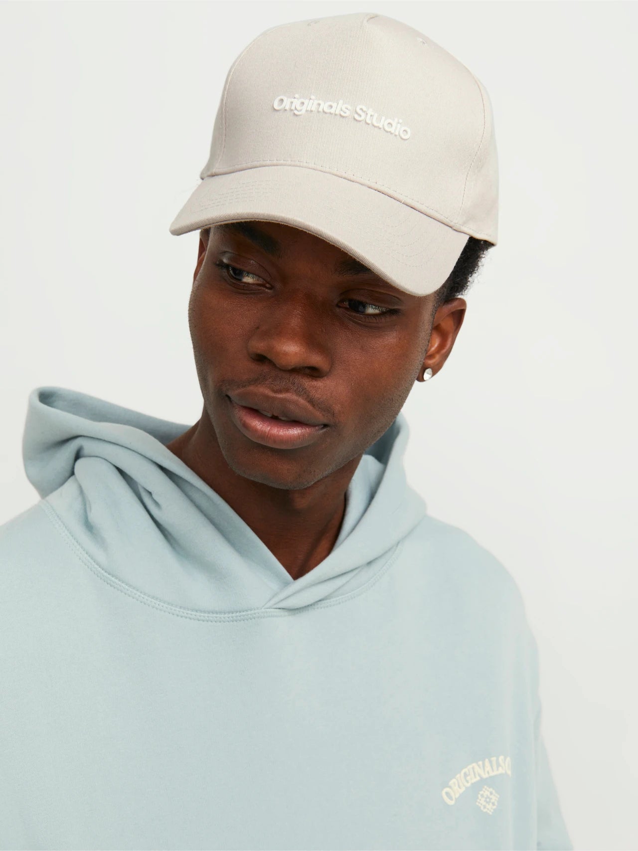 Jack & Jones VESTERBRO Mens Cap Moonbeam