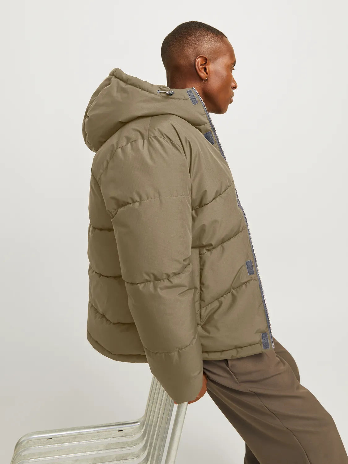 Jack & Jones WORLD Mens Puffer Jacket Elmwood