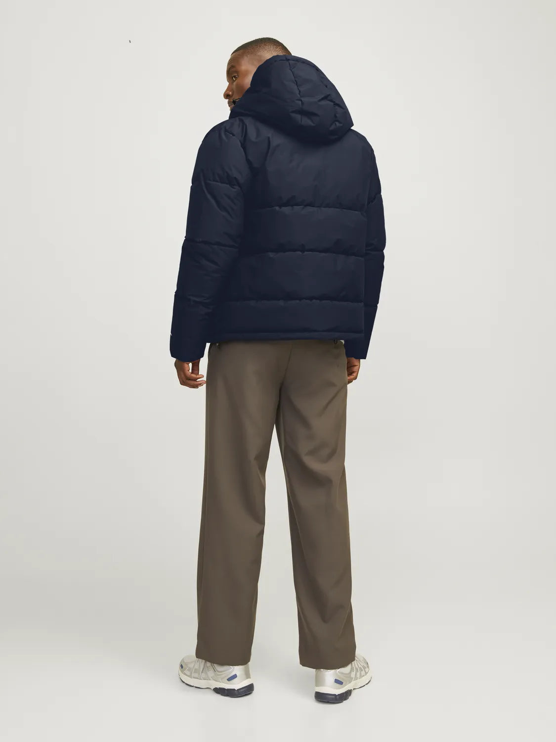 Jack & Jones WORLD Mens Puffer Jacket Navy Blazer