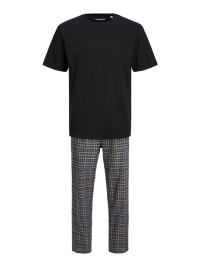 Jack & Jones BASIC TEE Mens Pyjama Set Black