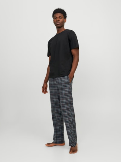 Jack & Jones BASIC TEE Mens Pyjama Set Black