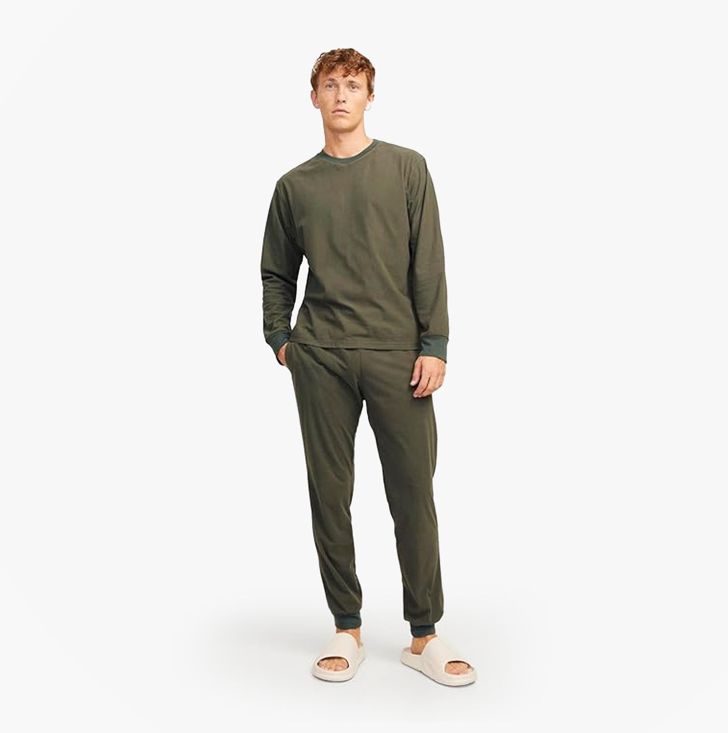 Jack & Jones SOLID LOUNGE Set Mens Forest Night