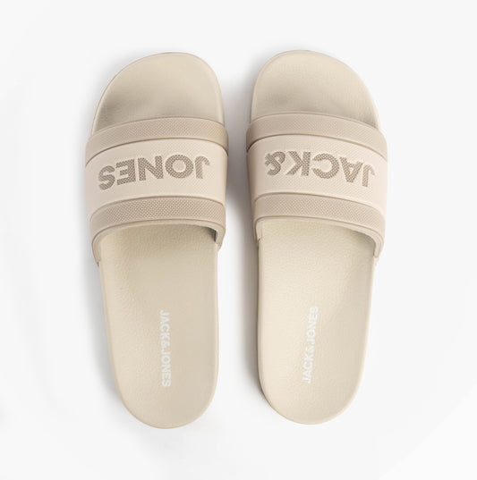 Jack & Jones JARRED Mens Sliders Moonbeam