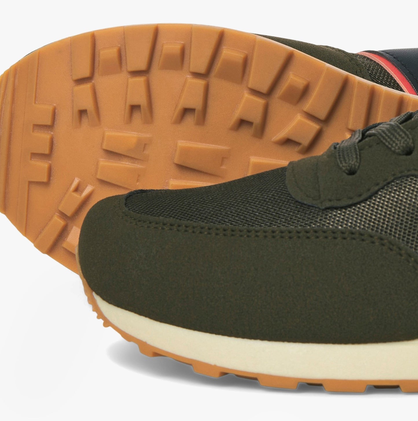 Jack & Jones SPIRIT RUNNER Mens Trainers Olive Night