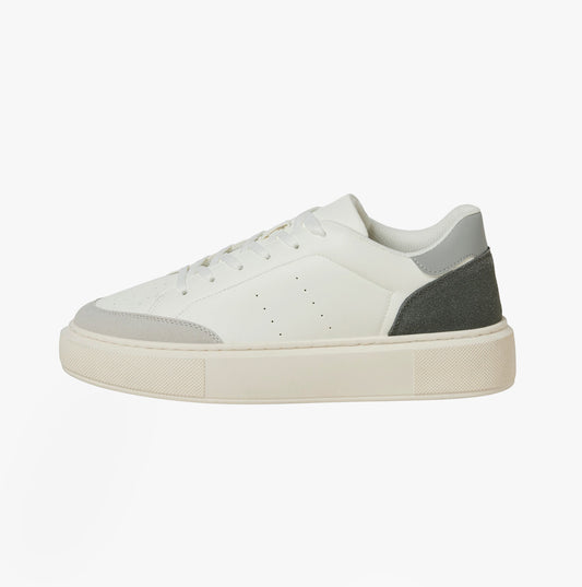 Jack & Jones ASPIRE COURT Mens Trainers White Vapour Blue/Castlerock