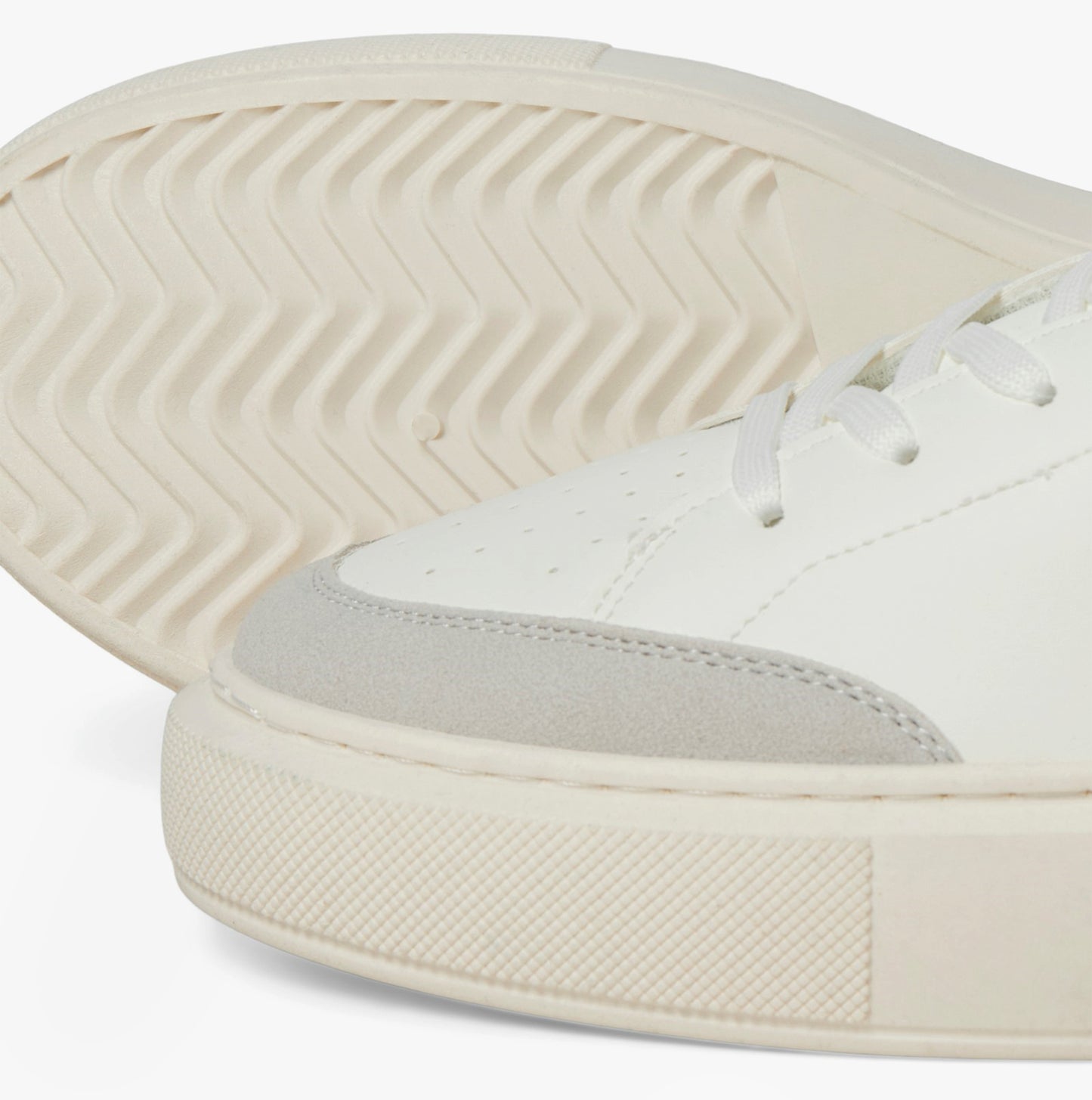 Jack & Jones ASPIRE COURT Mens Trainers White Vapour Blue/Castlerock