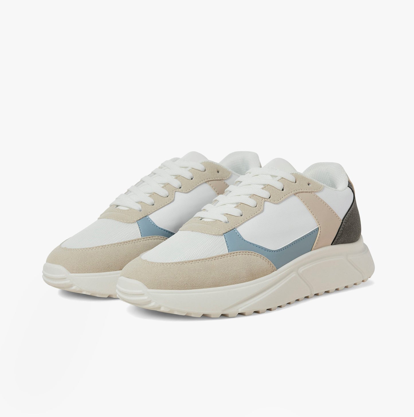 Jack & Jones ASPIRE RUNNER Mens Trainers Moonbeam/Citadel
