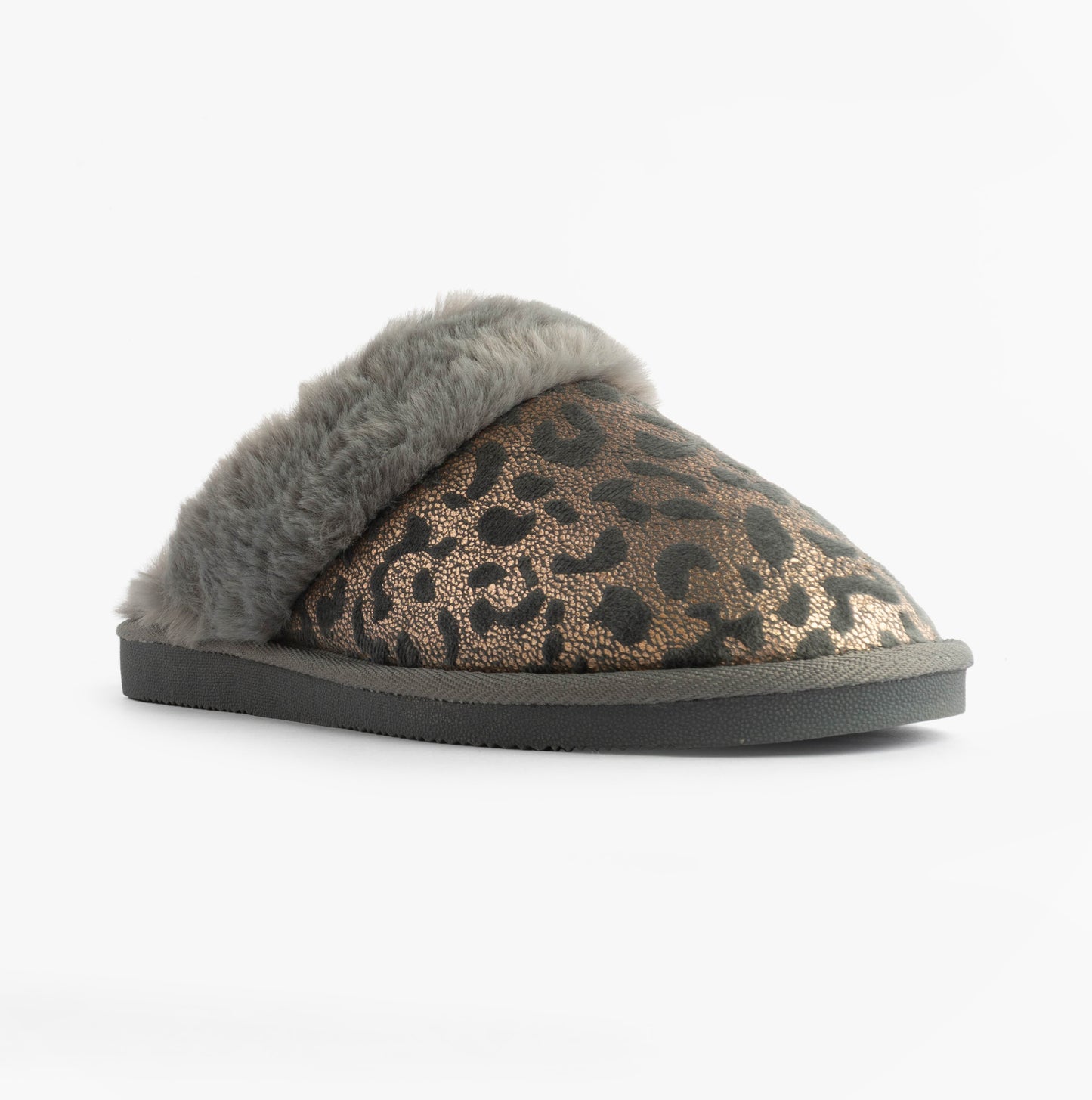 Jo & Joe LYLA Womens Mule Slippers Grey
