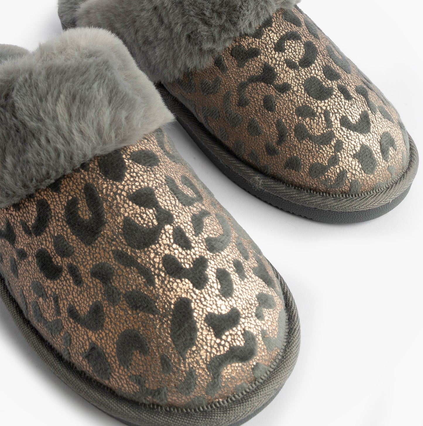 Jo & Joe LYLA Womens Mule Slippers Grey