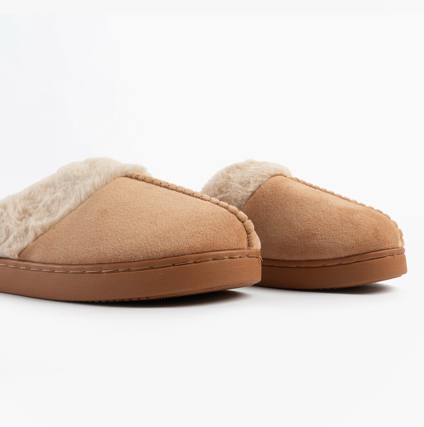 Jo & Joe ZOE Womens Mule Slippers Chestnut