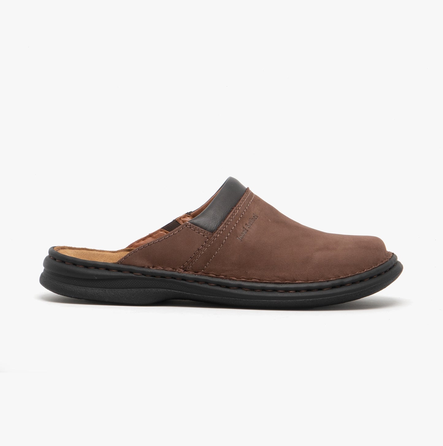 Josef Seibel MAX Mens Nubuck Leather Mule Clogs Brasil