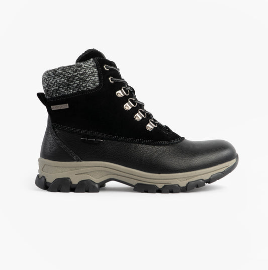 Josef Seibel WYNTER 02 Womens Waterproof Lace Up Boots Black