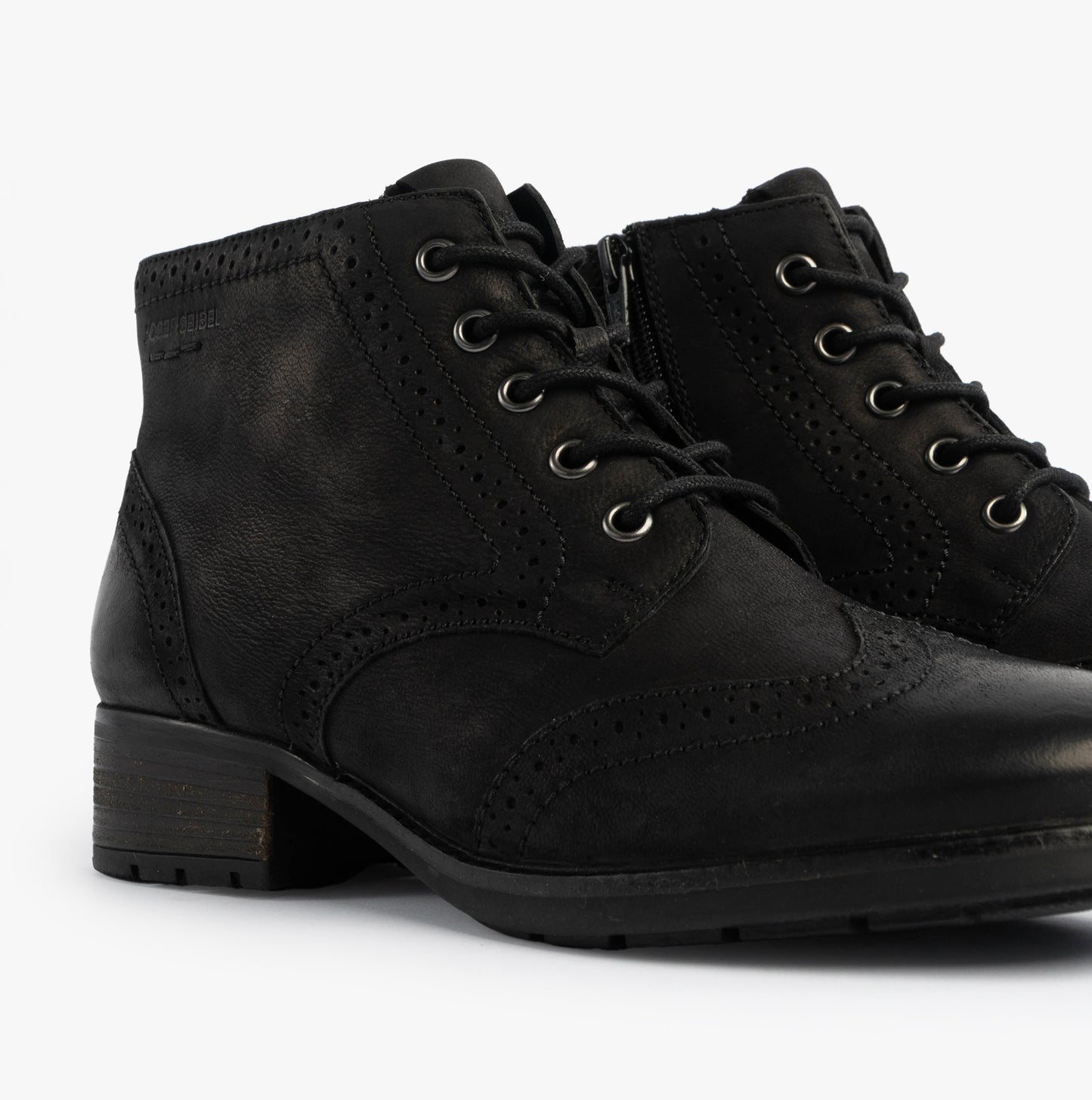 Josef Seibel KATE 11 Womens Brogue Boots Black