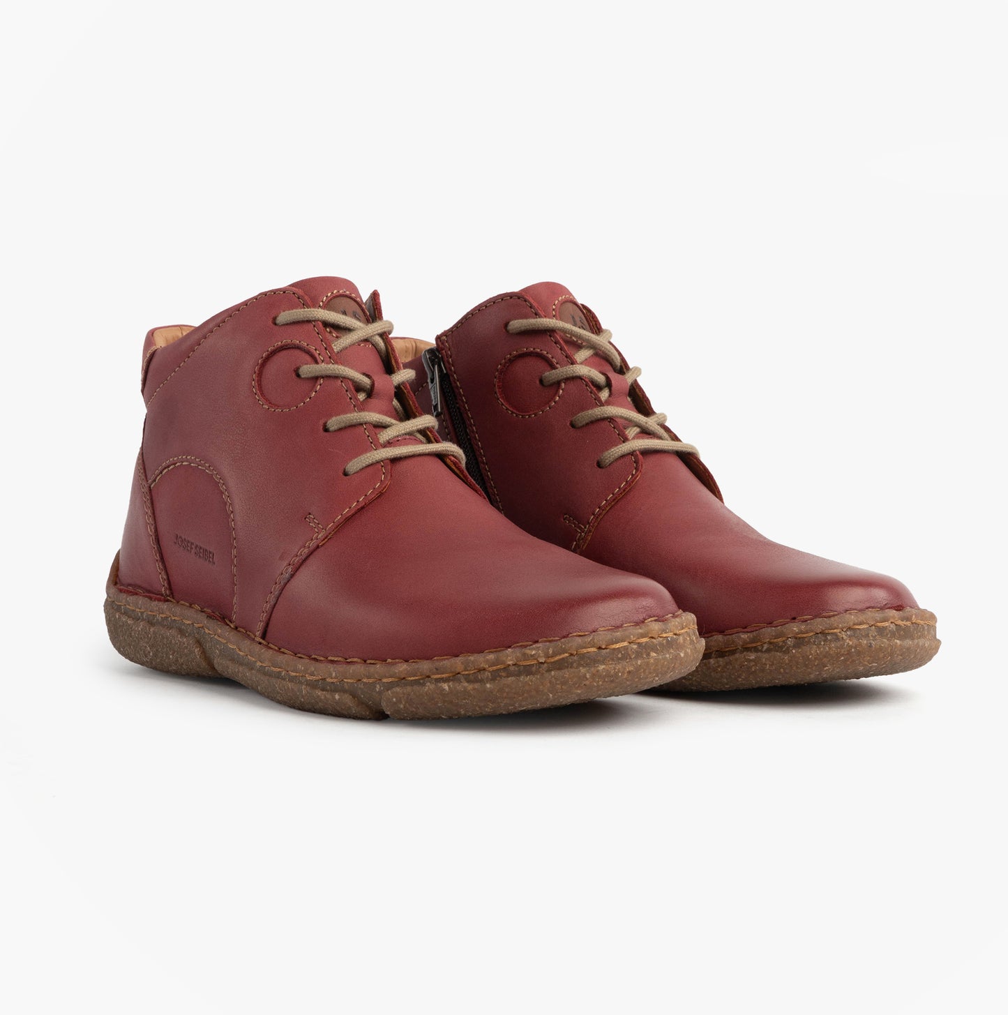 Josef Seibel NEELE 46 Womens Lace Up Ankle Boots Bordeaux