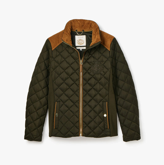 Joules BRAEMAR LUXE Womens Quilted Jacket Green