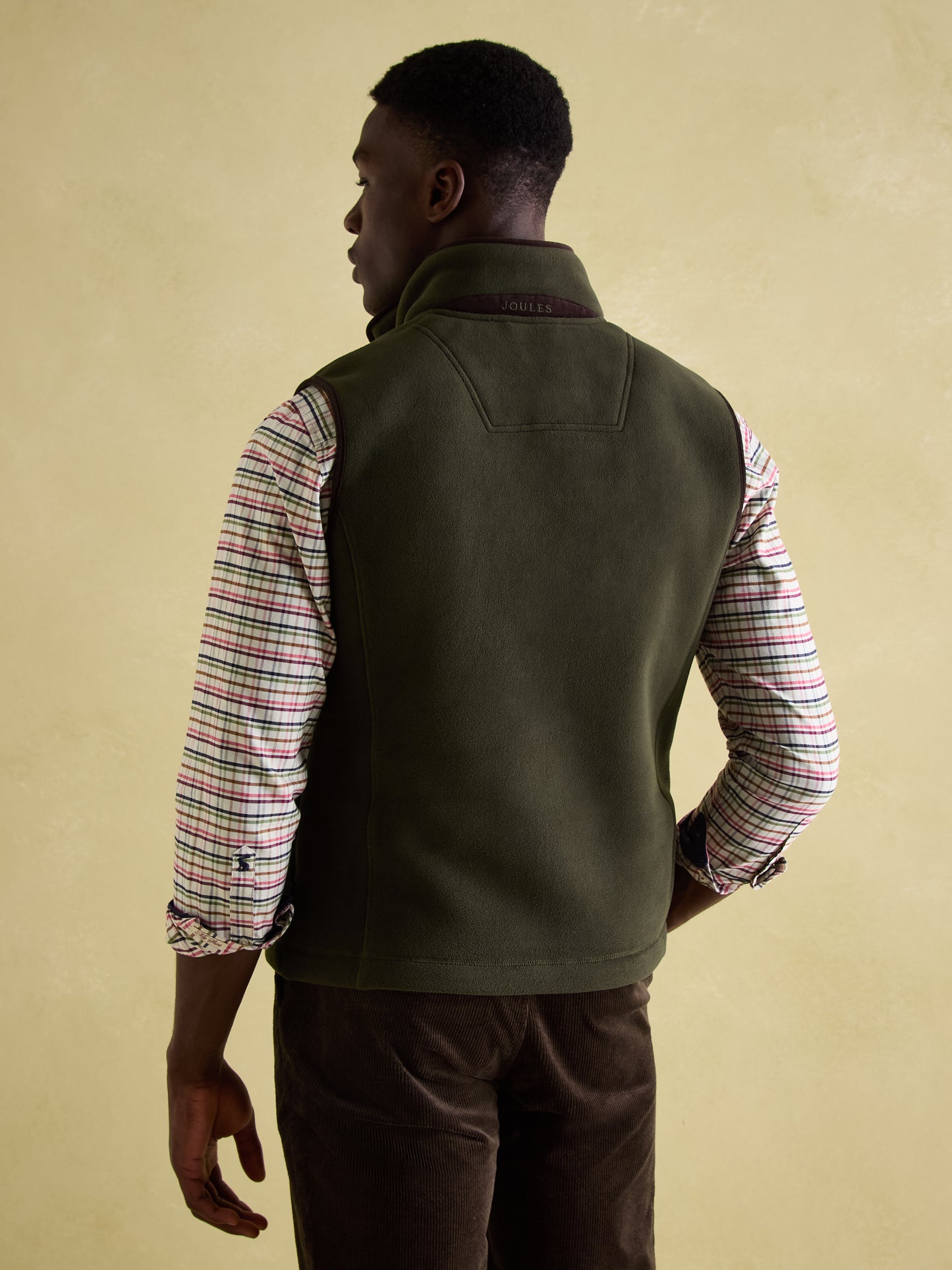 Joules GREENFIELD Mens Gilet Green