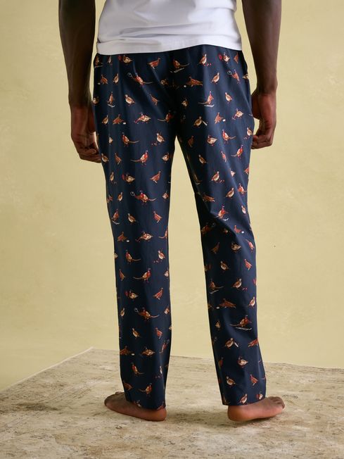 Joules DOZER Pyjama Bottoms Game Birds