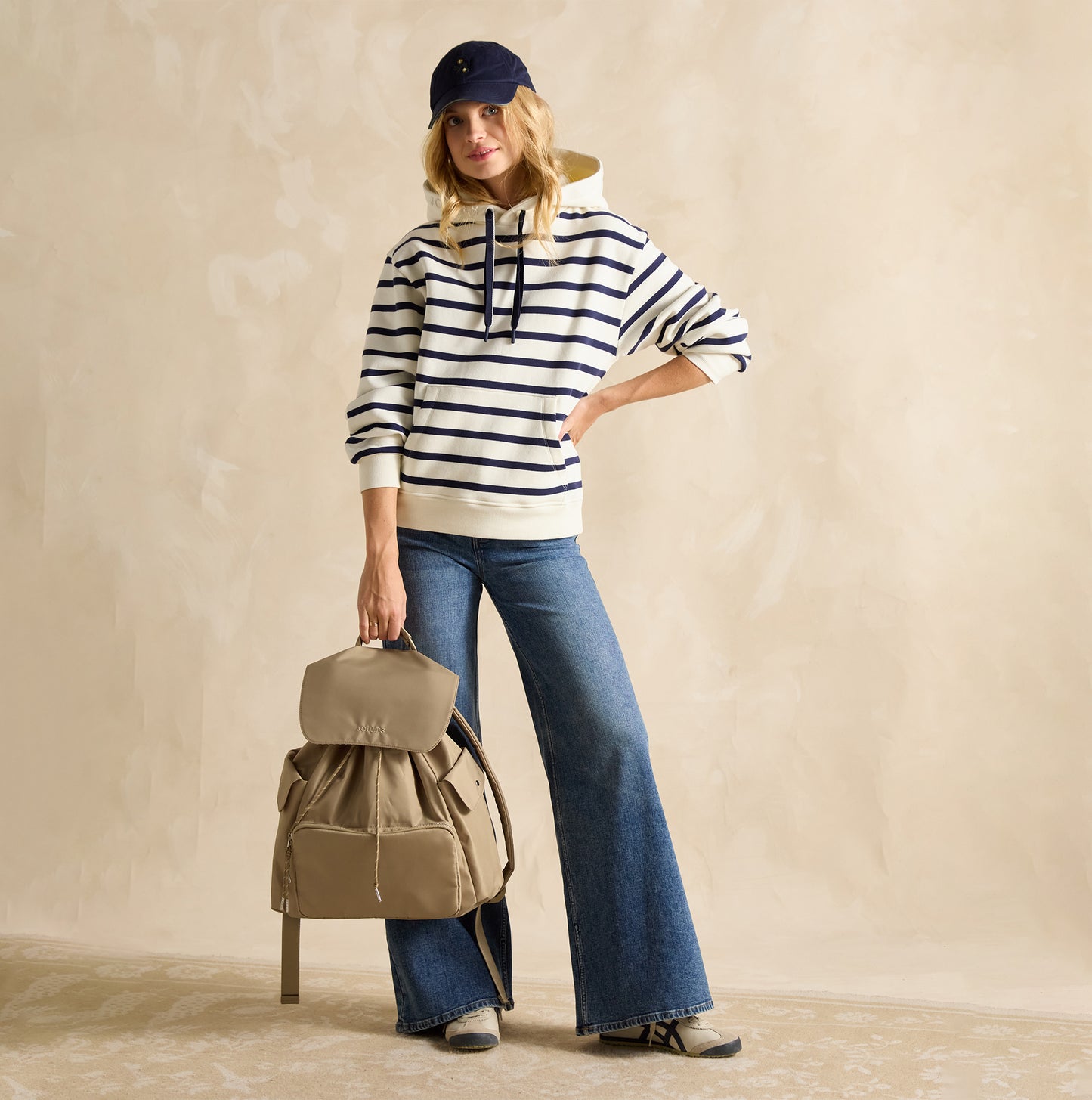 Joules CAMBECK NYLON RUCKSACK Womens NEUTRAL