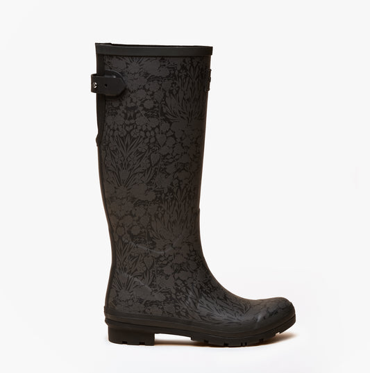 Joules WELLY PRINT Womens Wellington Boots Black