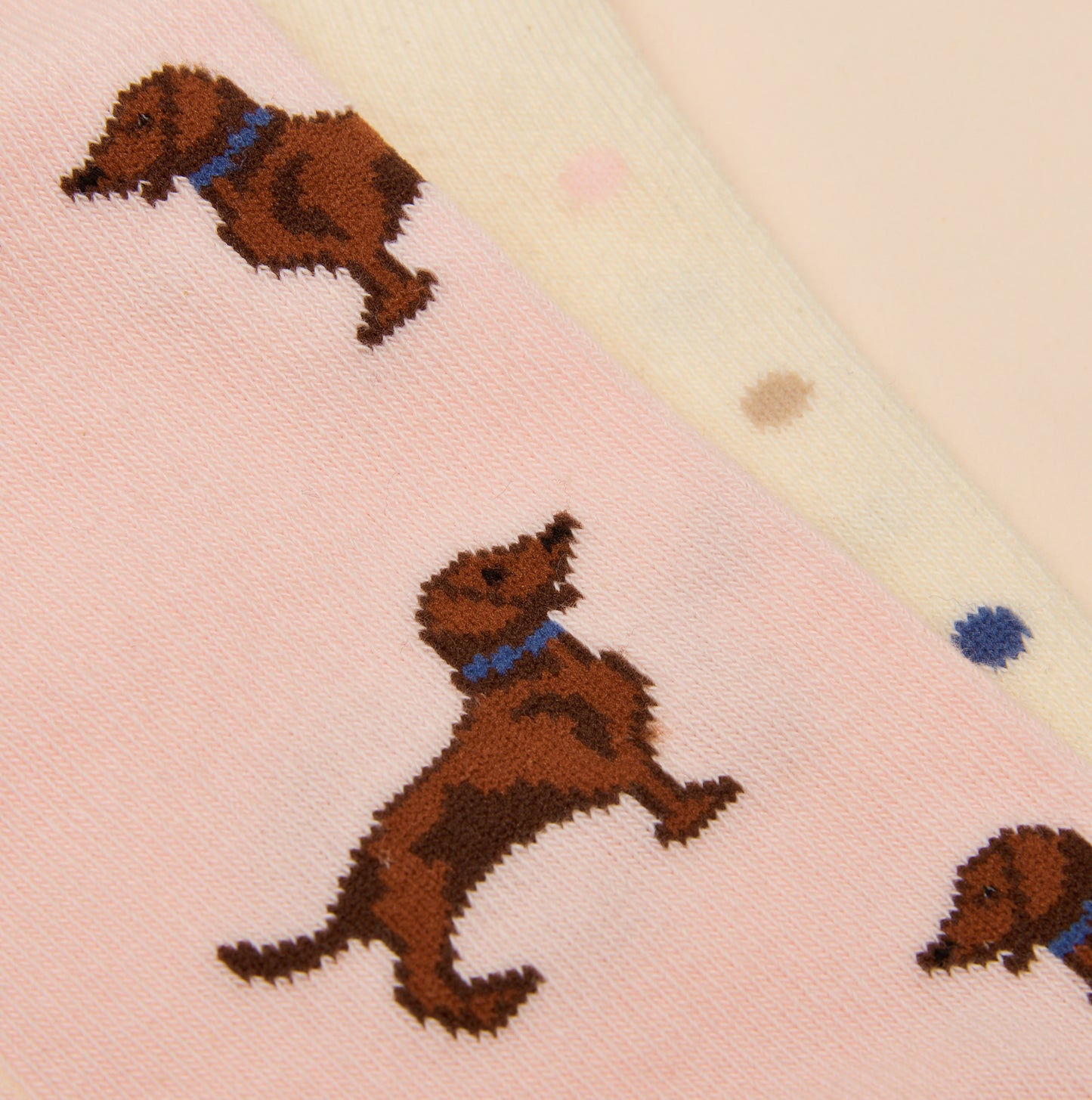 Joules EVERYDAY Womens Socks Pink/Blue