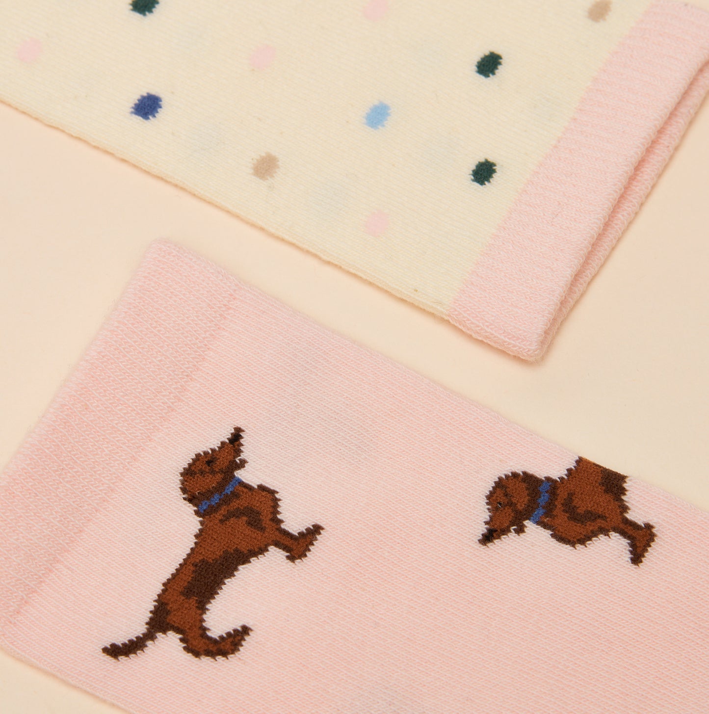 Joules EVERYDAY Womens Socks Pink/Blue