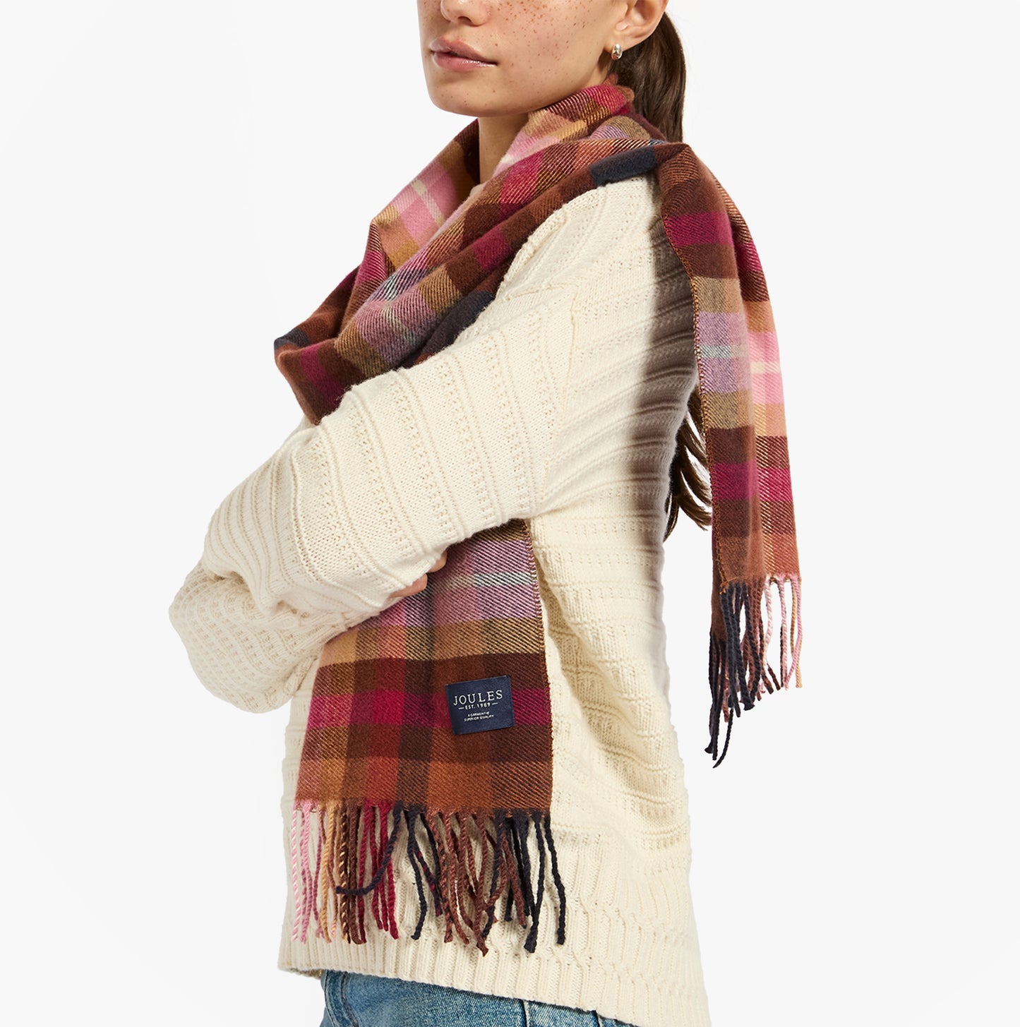 Joules LANGTREE Womens Winter Berry Red