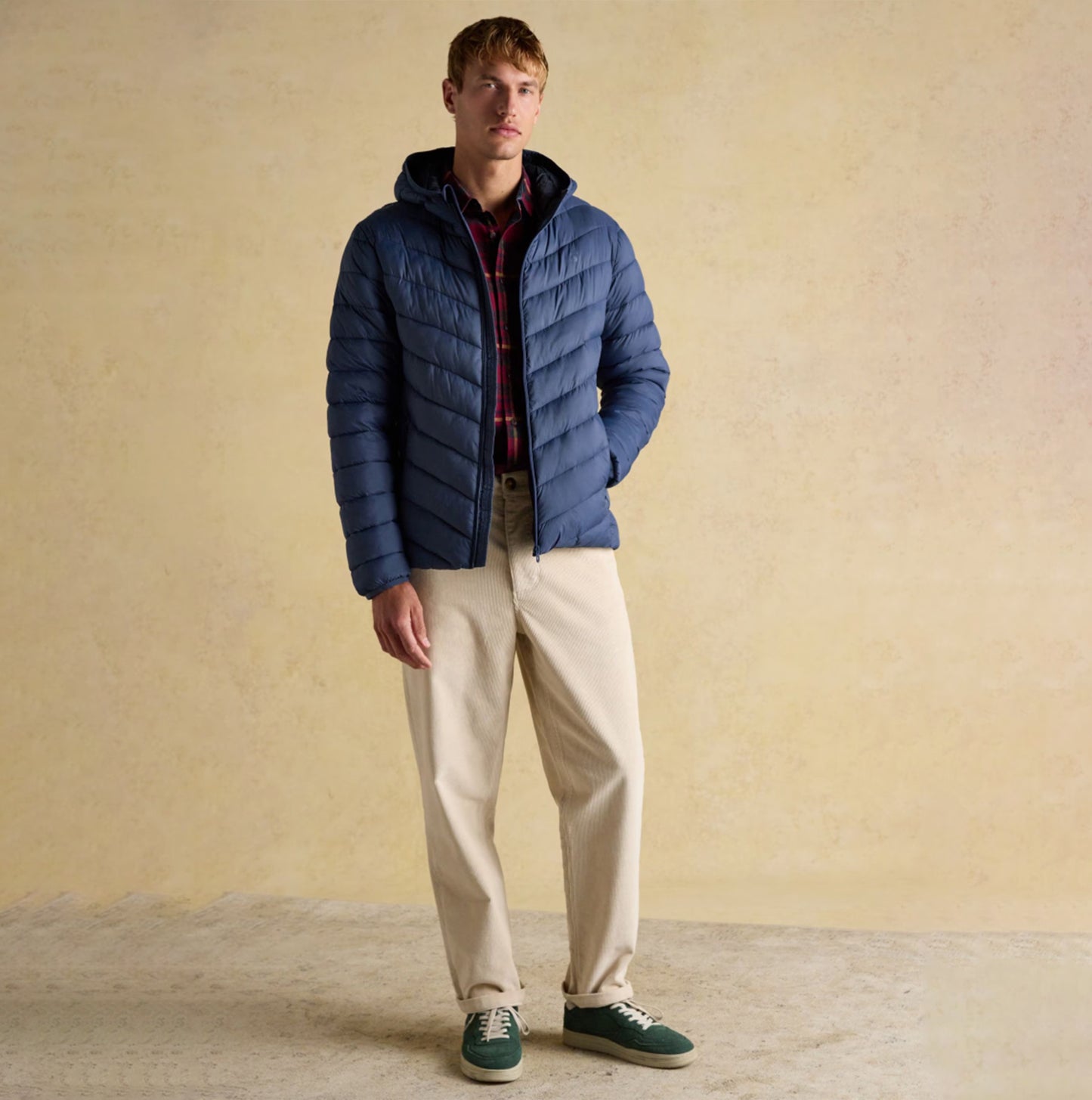 Joules Garrett Blue Showerproof Padded Jacket