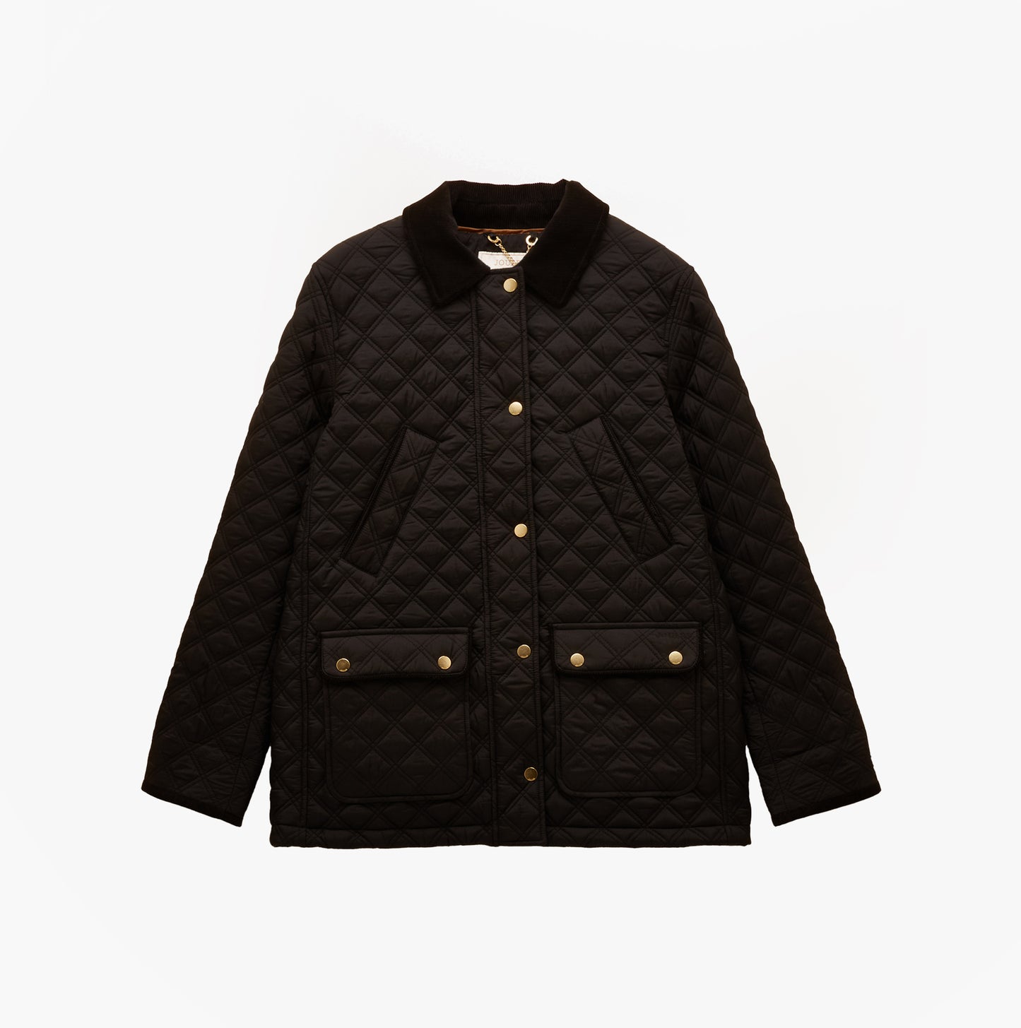 Joules BEATRIX Womens Heritage Quilted Coat Black