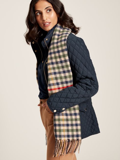 Joules LANGTREE Womens Scarf Henson Check
