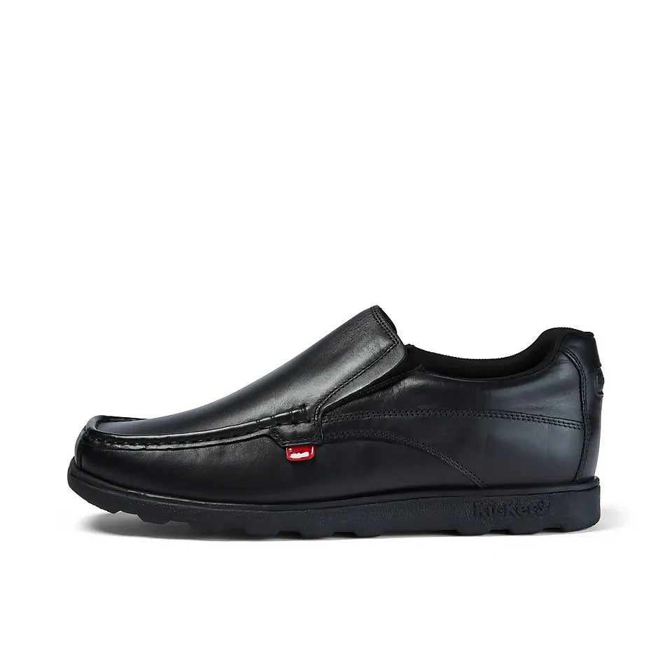 Kickers 114227 FRAGMA SLIP Boys School Shoes Black