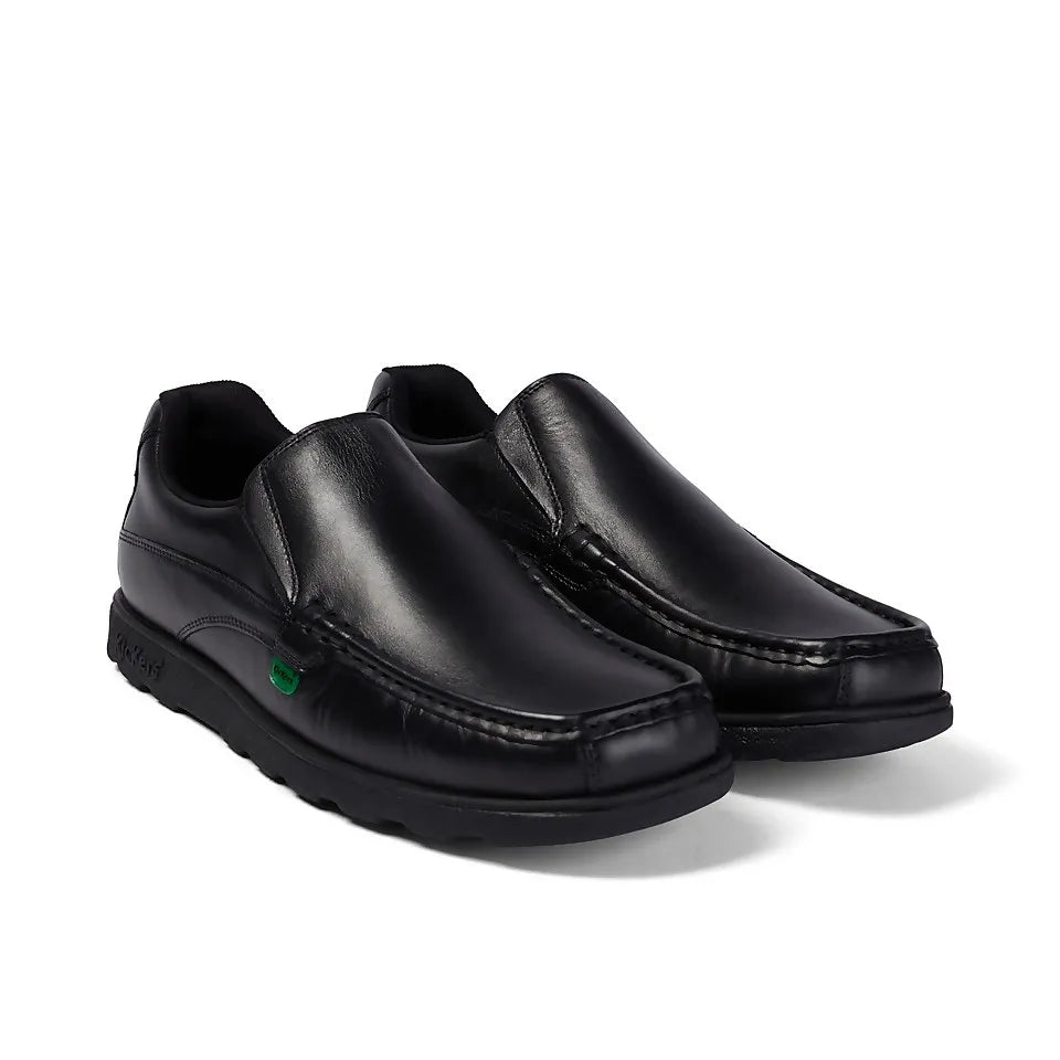 Kickers 114227 FRAGMA SLIP Boys School Shoes Black
